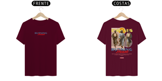 Nome do produto 0029 - Camiseta Unissex Burning Heart