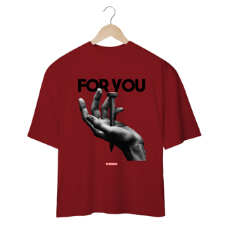 Nome do produto 0039OS - Camiseta Oversized For You
