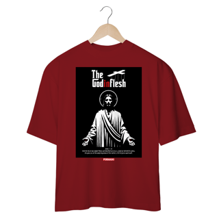 Nome do produto 0054OS - Camiseta Oversized TheGodInFlesh