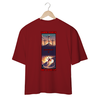 Nome do produto 0008OS - Camiseta Oversized Game Over