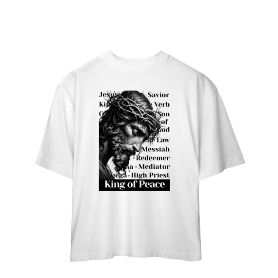 0002OS - Camiseta Oversized King of Peace