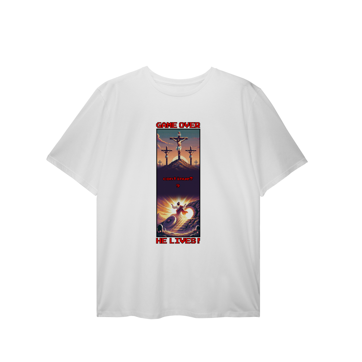0008PS - Camiseta Plus Size GameOver