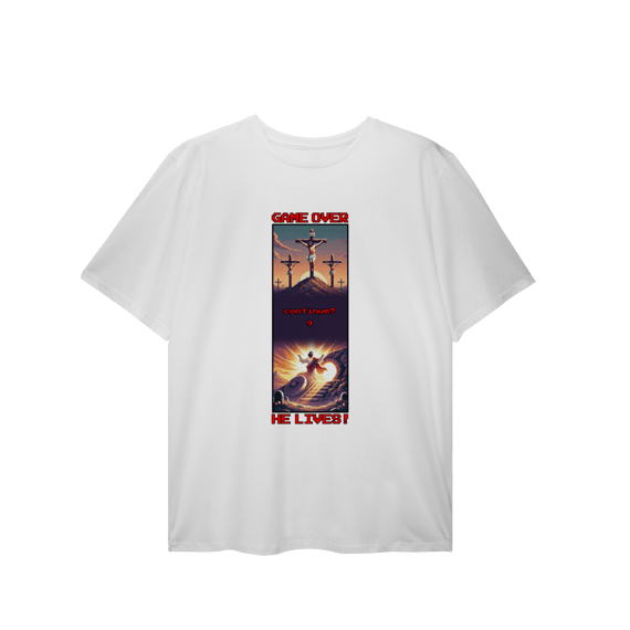 0008PS - Camiseta Plus Size GameOver