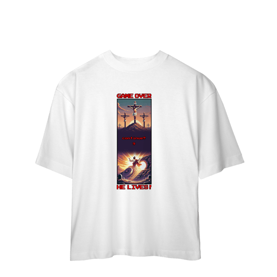 0008OS - Camiseta Oversized GameOver
