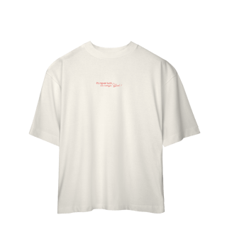 Nome do produto 0065OS - Camiseta Oversized Luck