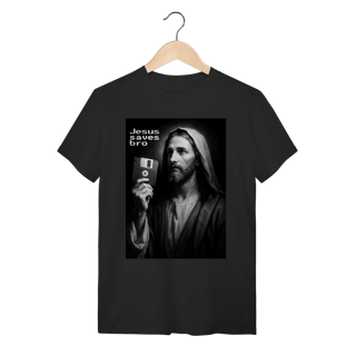 0022 - Camiseta Unissex Jesus Saves Bro