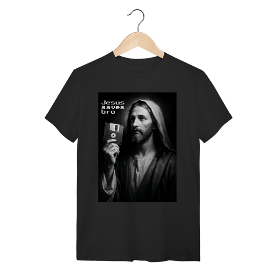 0022 - Camiseta Unissex Jesus Saves Bro