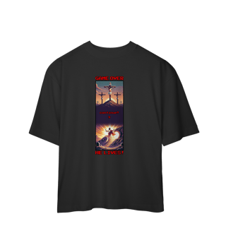 Nome do produto 0008OS - Camiseta Oversized GameOver