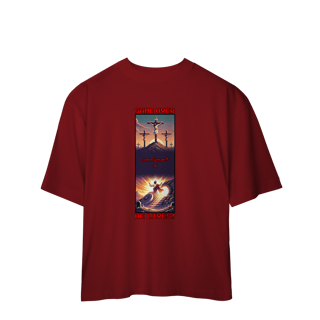Nome do produto 0008OS - Camiseta Oversized GameOver