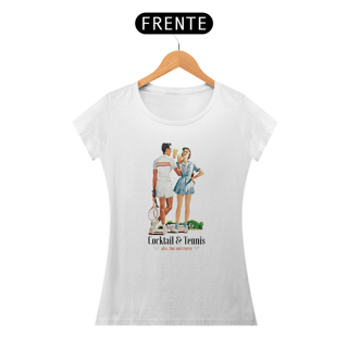 Nome do produto Camiseta feminina - Cocktail and tennis club