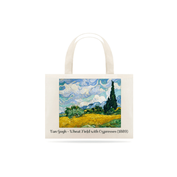 EcoBag Van Gogh Campo de trigo com ciprestes