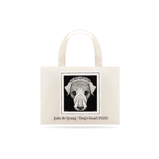 Ecobag Julie de Graag - Cabeça de cachorro (1920)