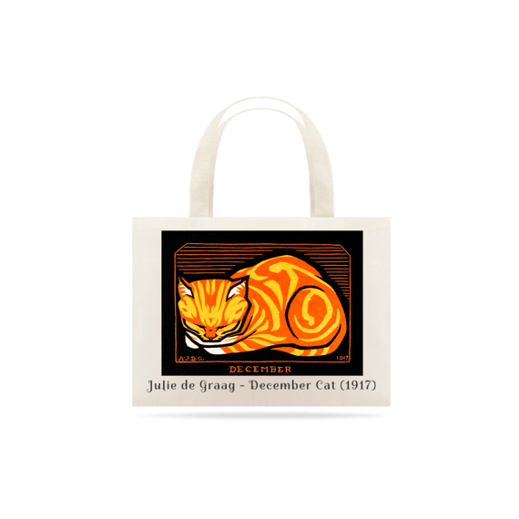Ecobag Julie de Graag - Gato de Dezembro (1917)