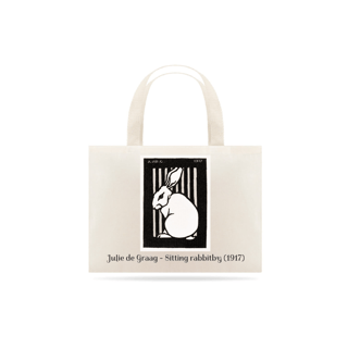 Ecobag Julie de Graag - Coelho sentado