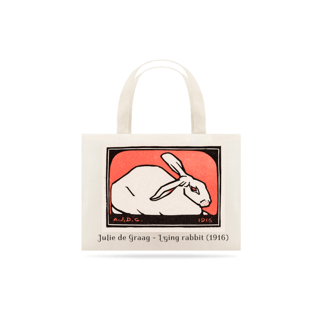 Ecobag Julie de Graag - Coelho deitado