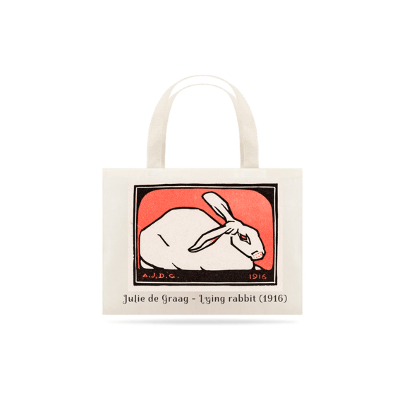 Ecobag Julie de Graag - Coelho deitado