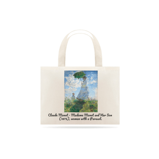 Ecobag Claude Monet - Mulher com sombrinha