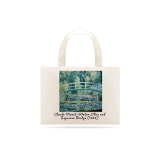 Ecobag Claude Monet - Lírios e a ponte Japonesa