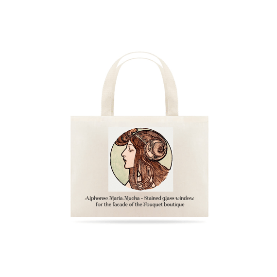 Ecobag Alphonse Maria Mucha - Vitral para fachada da boutique Fouquet 4