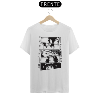 Nome do produto Camiseta Unissex Naruto Sasuke Rock Lee Sakura Kakashi  100% Algodão