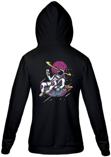 Moletom com Ziper- Viajando nas estrelas