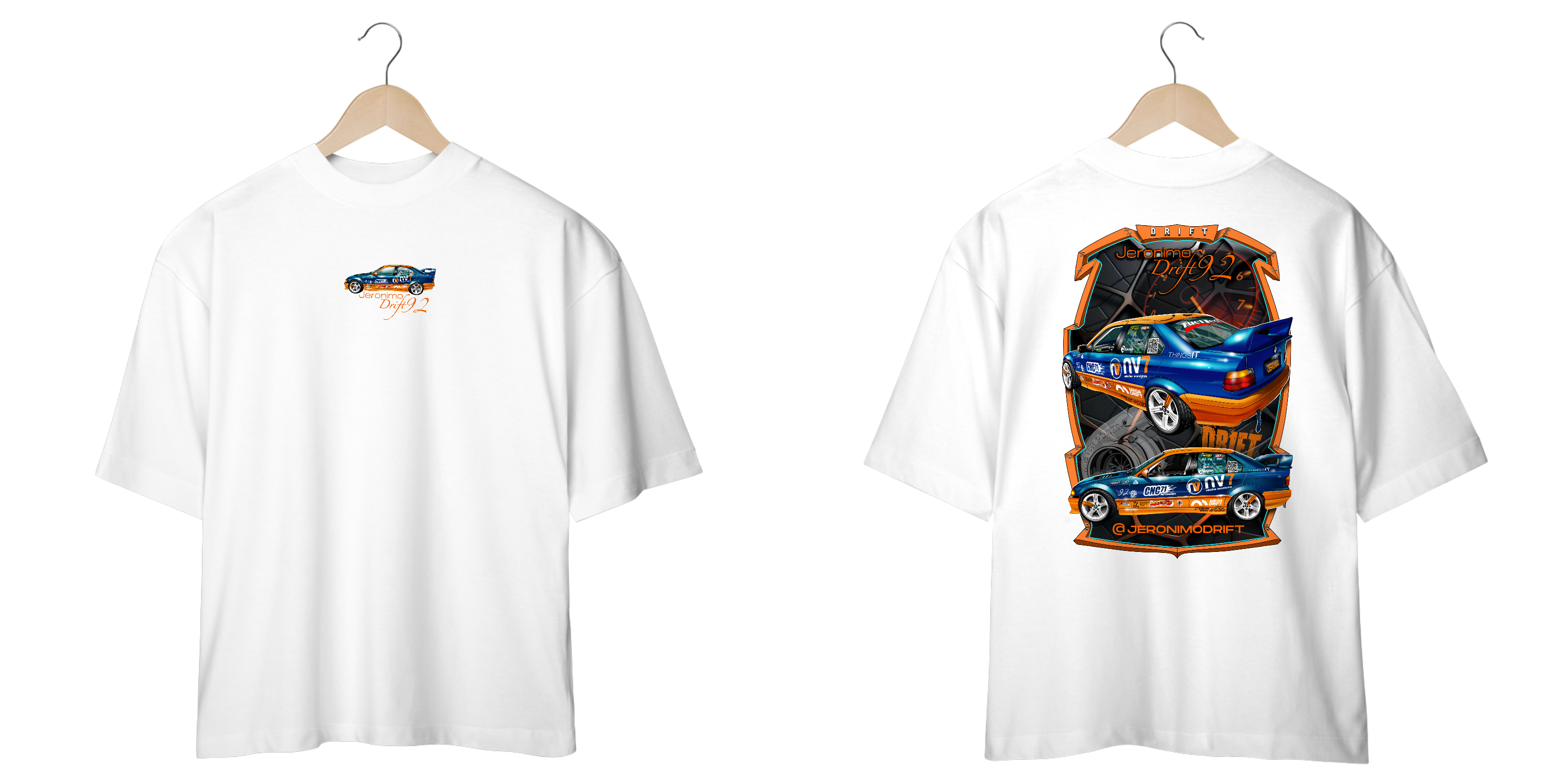 Camiseta Jeronimo Drift Oversized - BMW 328 Turbo 2025