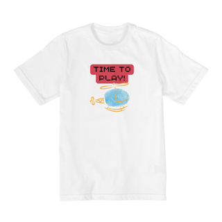 Camiseta Quality Kids Edition  (2 a 8 anos) - Time To Play