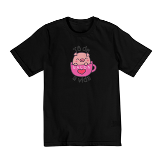 Camiseta Quality Kids Edition  (2 a 8 anos) - Bacon a Vida