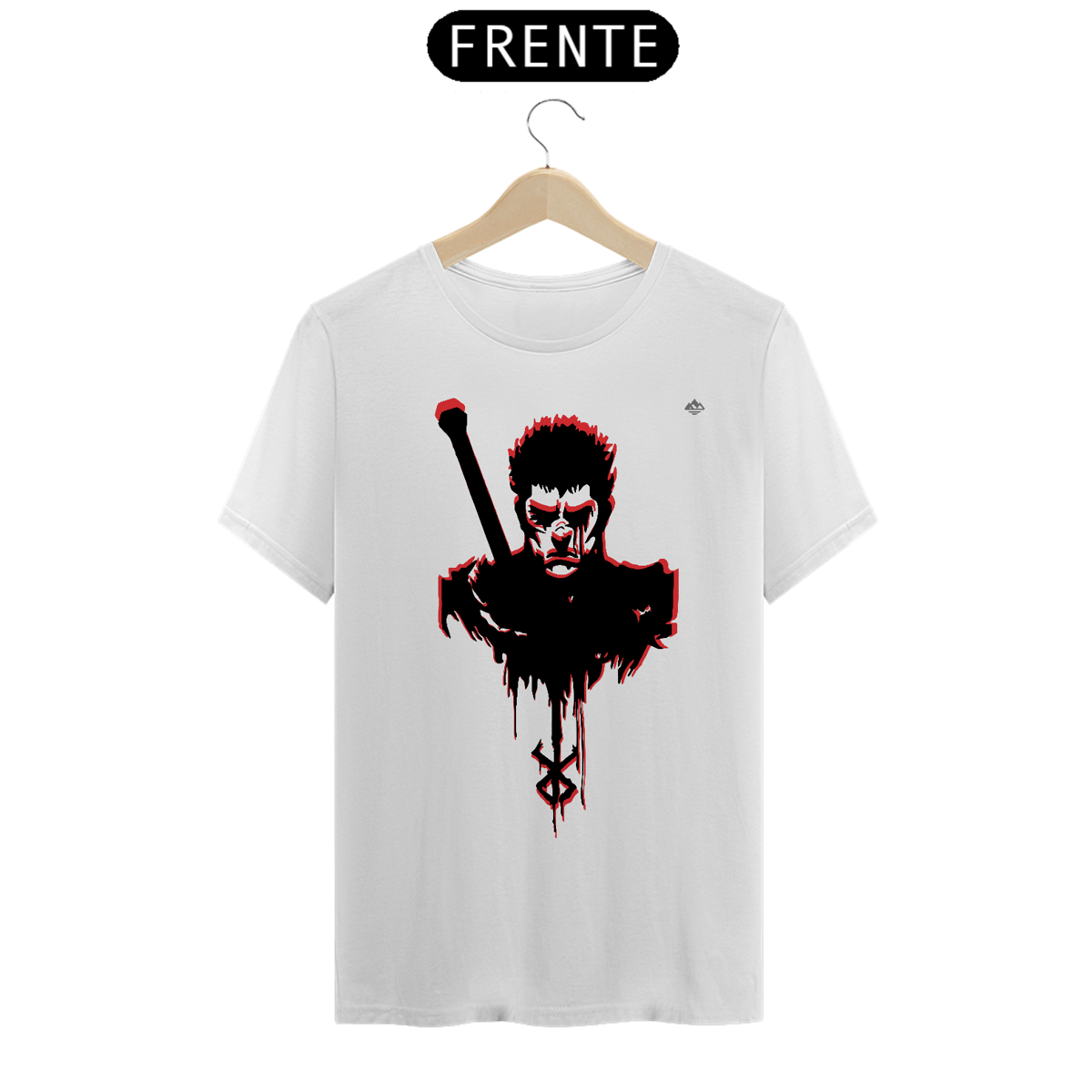 Nome do produto: Camisa Unisex Guts Berserk Sangue / Clássico