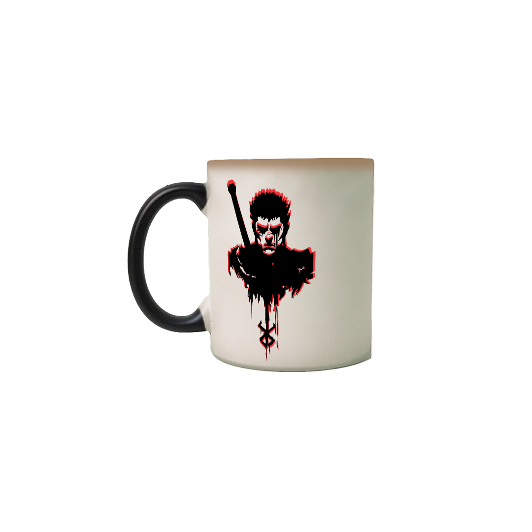 Caneca Mágica Guts Berserk sangue