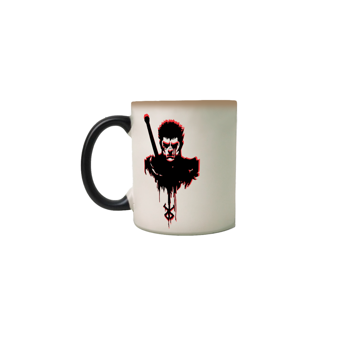 Nome do produto: Caneca Mágica Guts Berserk sangue