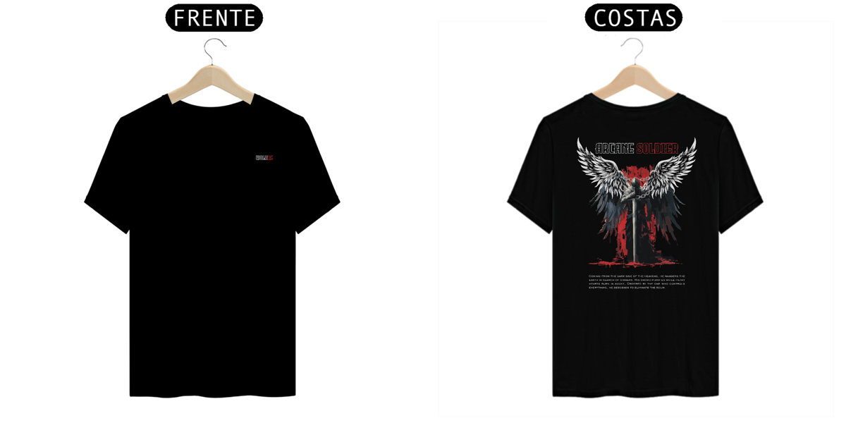 Nome do produto: Camisa Arcane Soldier Wolkbe / Clássico