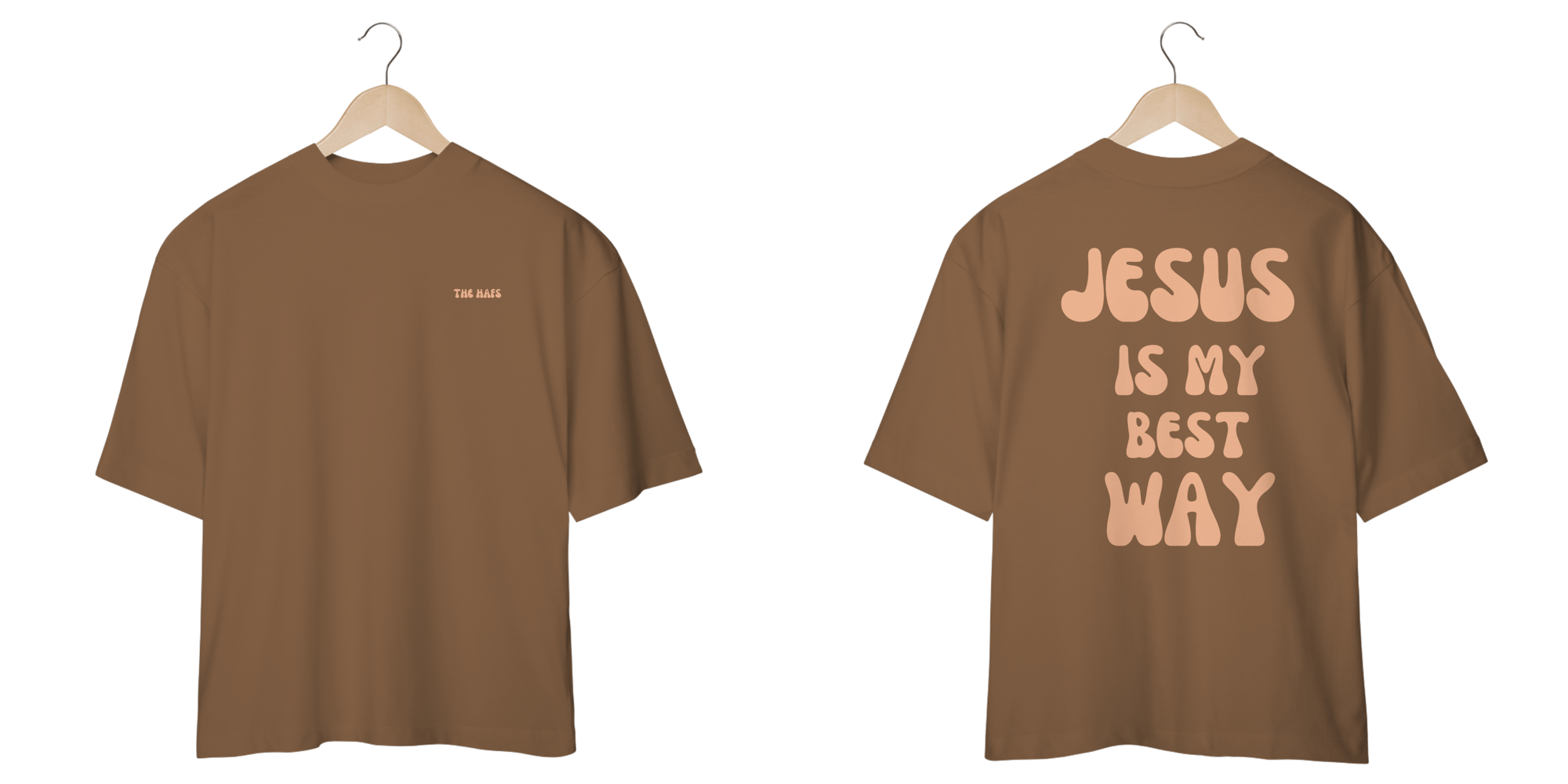 CAMISETA OVERSIZED JESUS MY BEST WAY