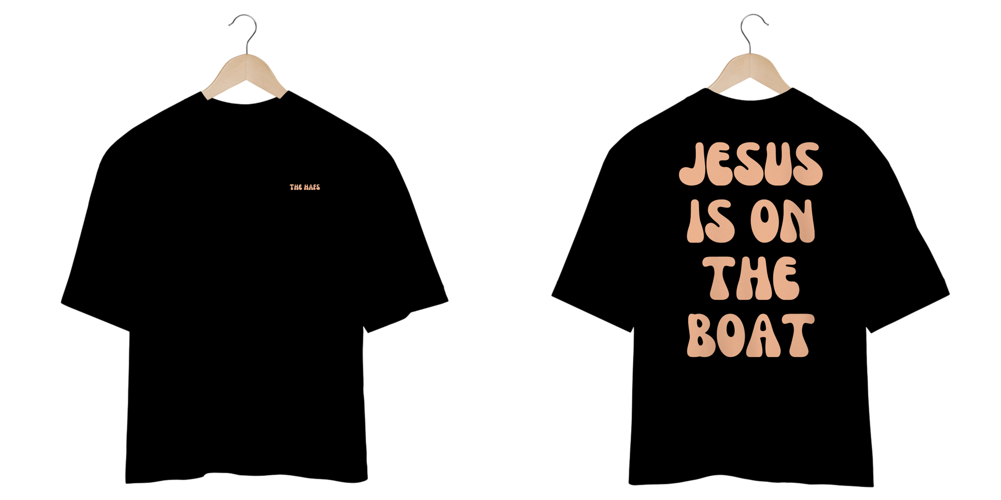 CAMISETA OVERSIZED JESUS IS ON THE BOAT