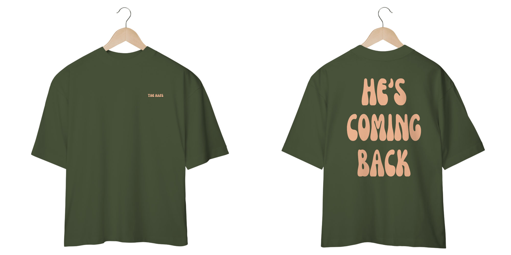 CAMISETA OVERSIZED HE´S COMING BACK