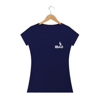 Nome do produto Camiseta FEMININA IBAD (BABY LONG) Azul