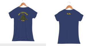 Nome do produto Don't Tread CA Dry Fit Baby Look