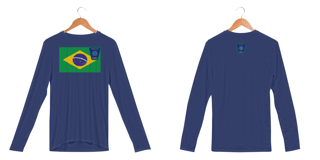 Nome do produto Dry Fit Manga Longa Brasil CBTC