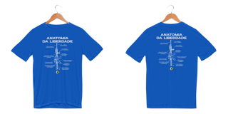Nome do produto Anatomia da Liberdade Coloridas Dry Fit BoyShooterBrasil