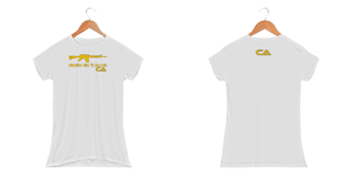 Nome do produto Ninguém virá Dry Fit Baby Look