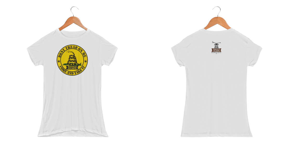 Nome do produto: Don\'t Tread Rústico Dry Fit Baby Look