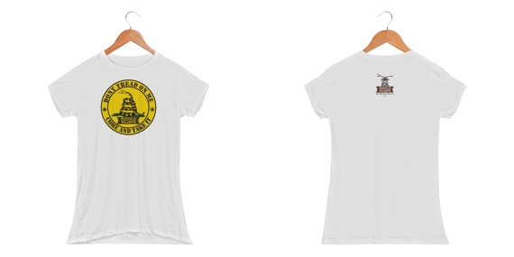 Don't Tread Rústico Dry Fit Baby Look