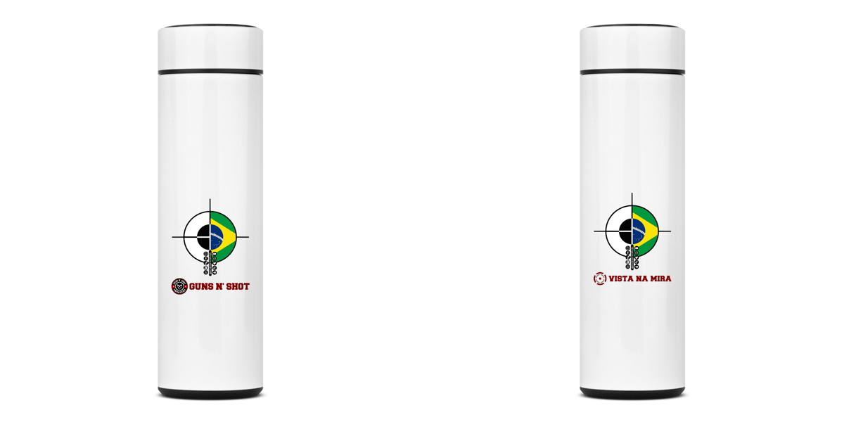 Nome do produto: Garrafa Térmica BoyShooterBrasil Vista na MIra
