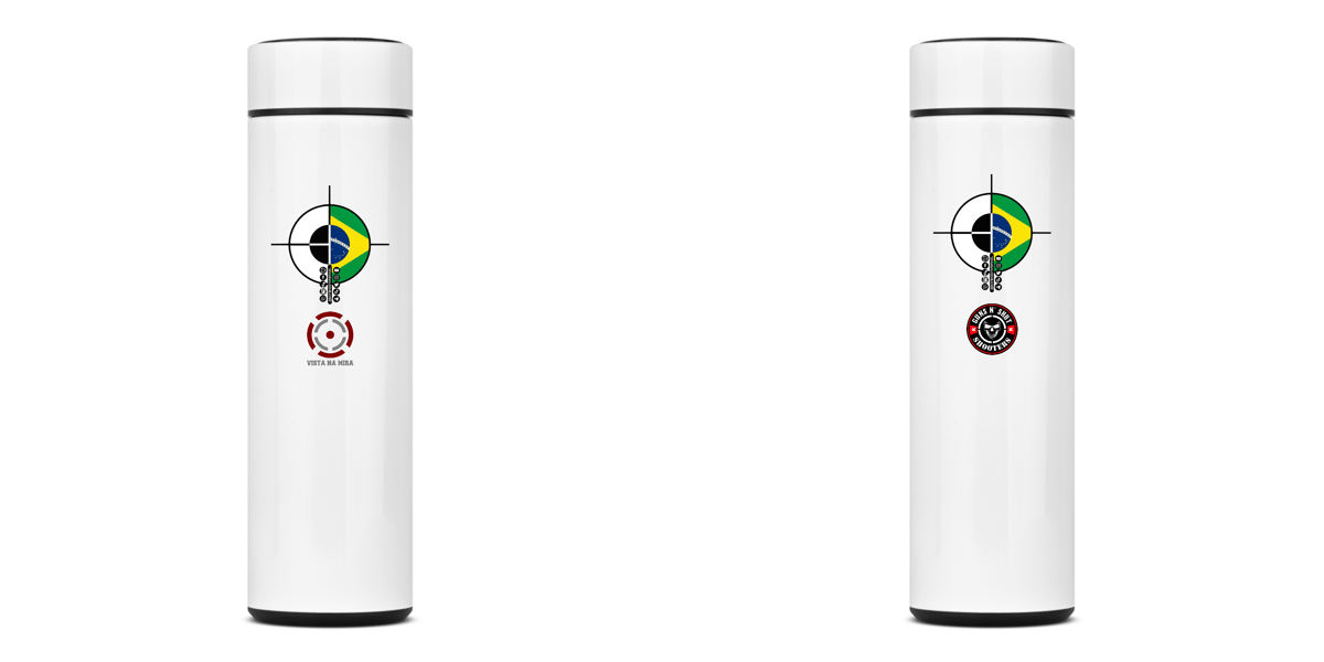 Nome do produto: Garrafa Térmica BoyShooterBrasil Vista na MIra