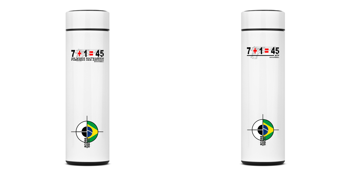 Nome do produto: Garrafa Térmica 7+1=45 BoyShooterBrasil