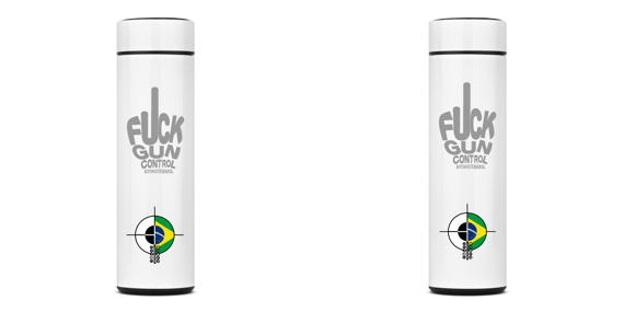 Garrafa Térmica Gun Control BoyShooterBrasil