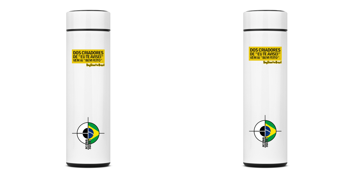 Nome do produto: Garrafa Térmica Bem feito BoyShooterBrasil 2