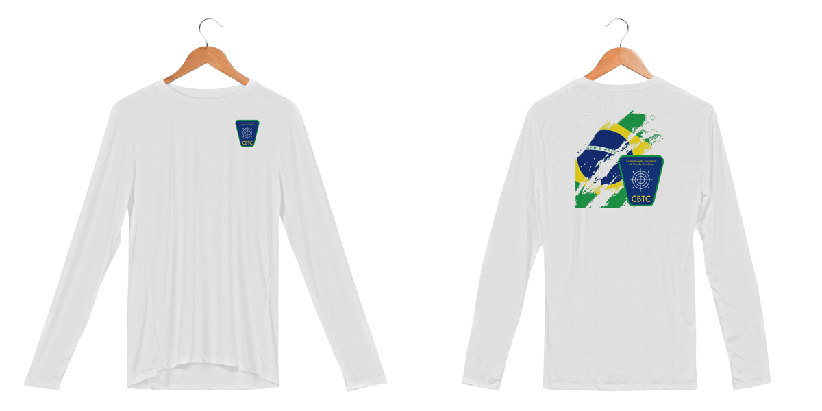 Nome do produto: Dry Fit  Manga Longa CBTC Brasil