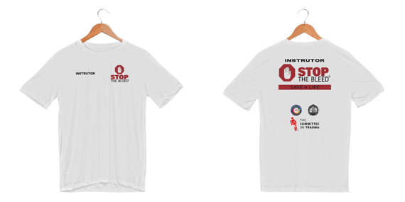 Instrutor Stop The Bleed Dry Fit Branca