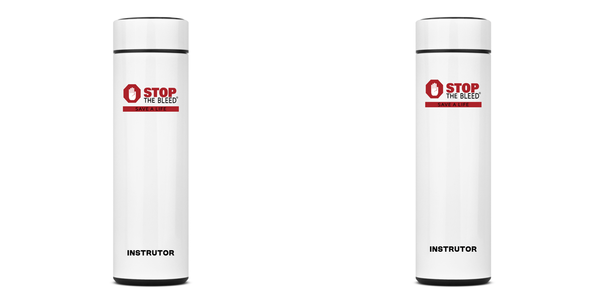 Nome do produto: Garrafa Térmica Stop The Bleed